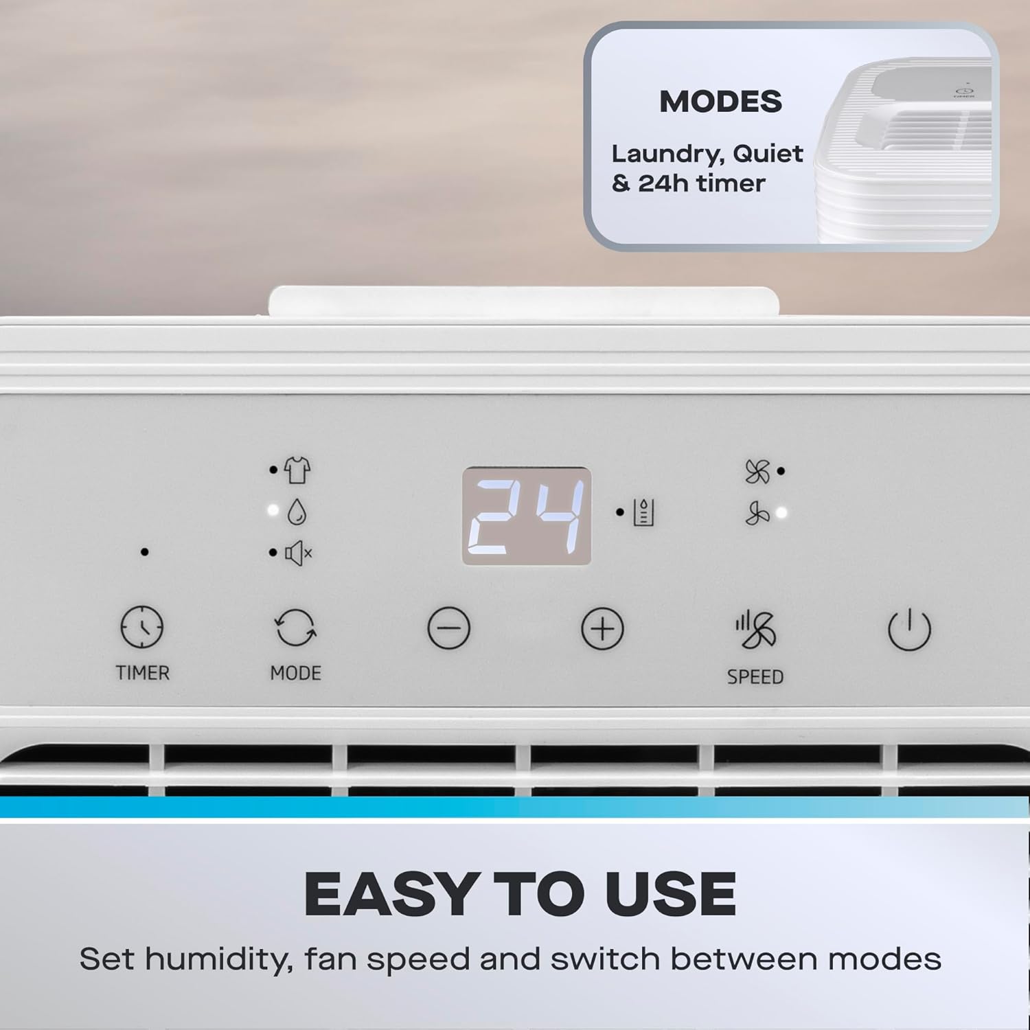 Daewoo 16L Dehumidifier - COL1612
