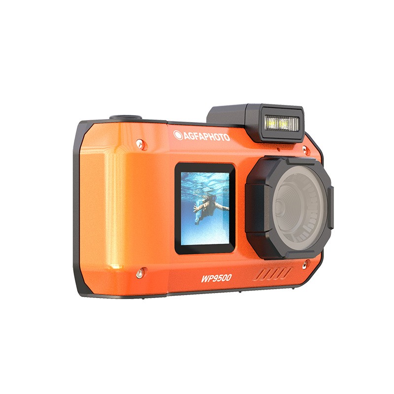 Agfa Realishot 7m Waterproof Camera - Orange |  WP9500