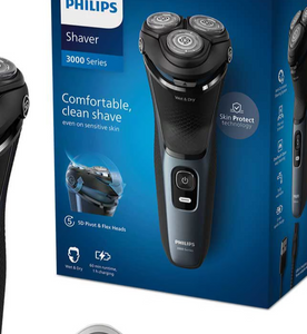 Philips Wet & Dry Electric Shaver Series 3000 with 5D Flex &amp; Pivot heads and Pop-up trimmer | S3144/00