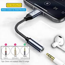 GlatJiBo Headphone Jack Adapter for iPhone.