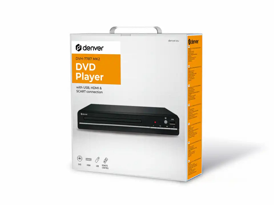 Reproductor de DVD Denver con conexión HDMI | DVH-7787MK3