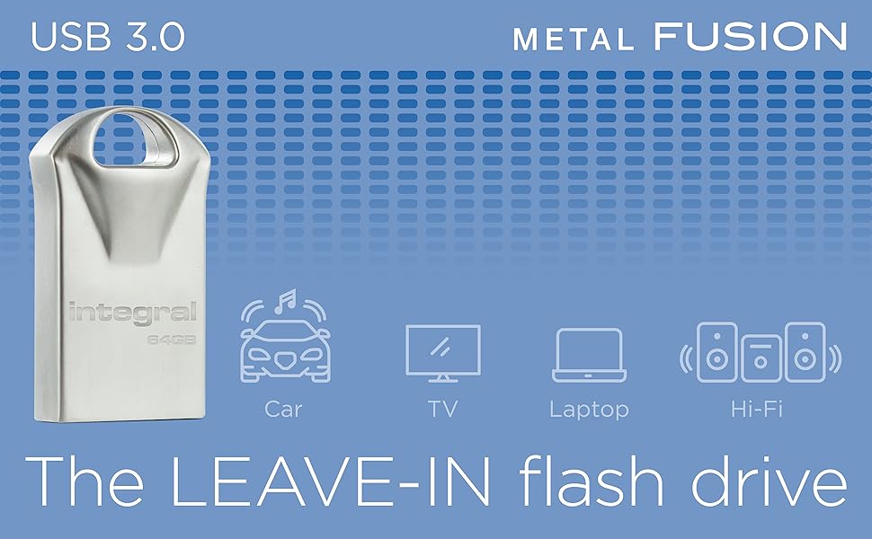 Unidad flash USB 3.2 Gen 1 Integral Fusion de 128 GB