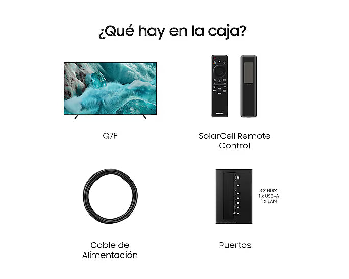 Samsung 65" QLED 4K Vision AI Smart TV, 2025 - TQ65Q7FAAU