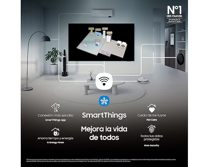 Samsung 65" QLED 4K Vision AI Smart TV, 2025 - TQ65Q7FAAU