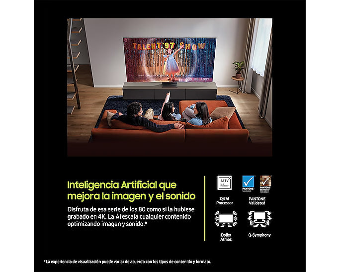 Samsung 65" QLED 4K Vision AI Smart TV, 2025 - TQ65Q7FAAU