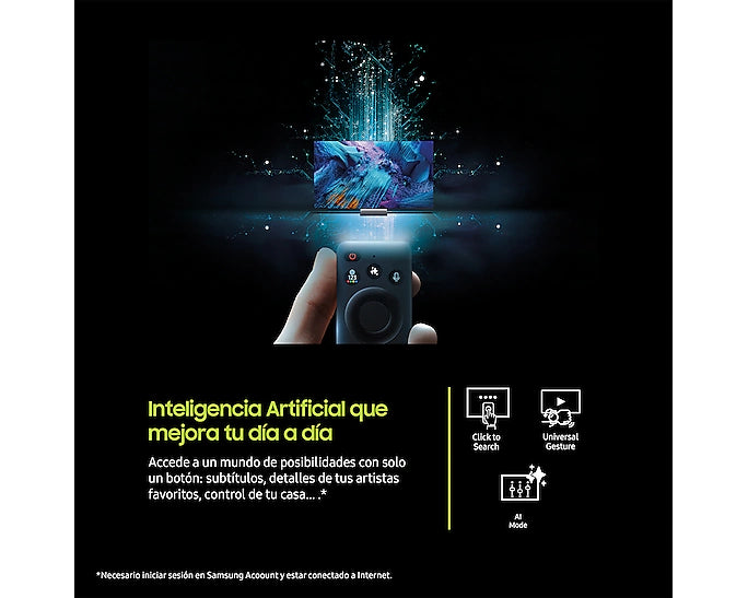 Samsung 65" QLED 4K Vision AI Smart TV, 2025 - TQ65Q7FAAU