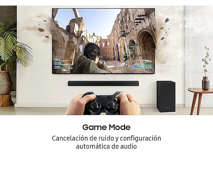 Barra de sonido Samsung de 2.1 canales y 150 W | HWT420ZF