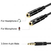 Ewent Audio Adapter Cable Jack 3.5/M 4pins