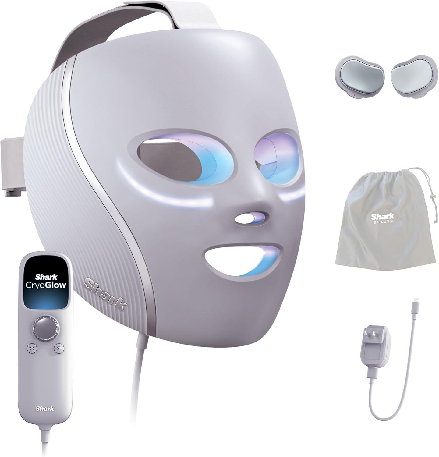 Shark CryoGlow™ LED Face Mask in Lilac Chill - FW312PL