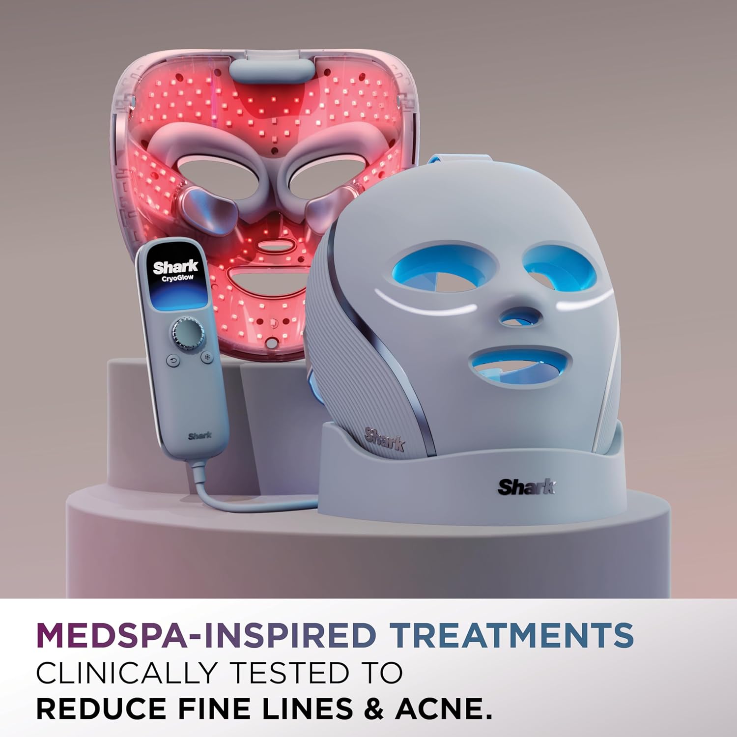 Shark CryoGlow™ LED Face Mask in Lilac Chill - FW312PL