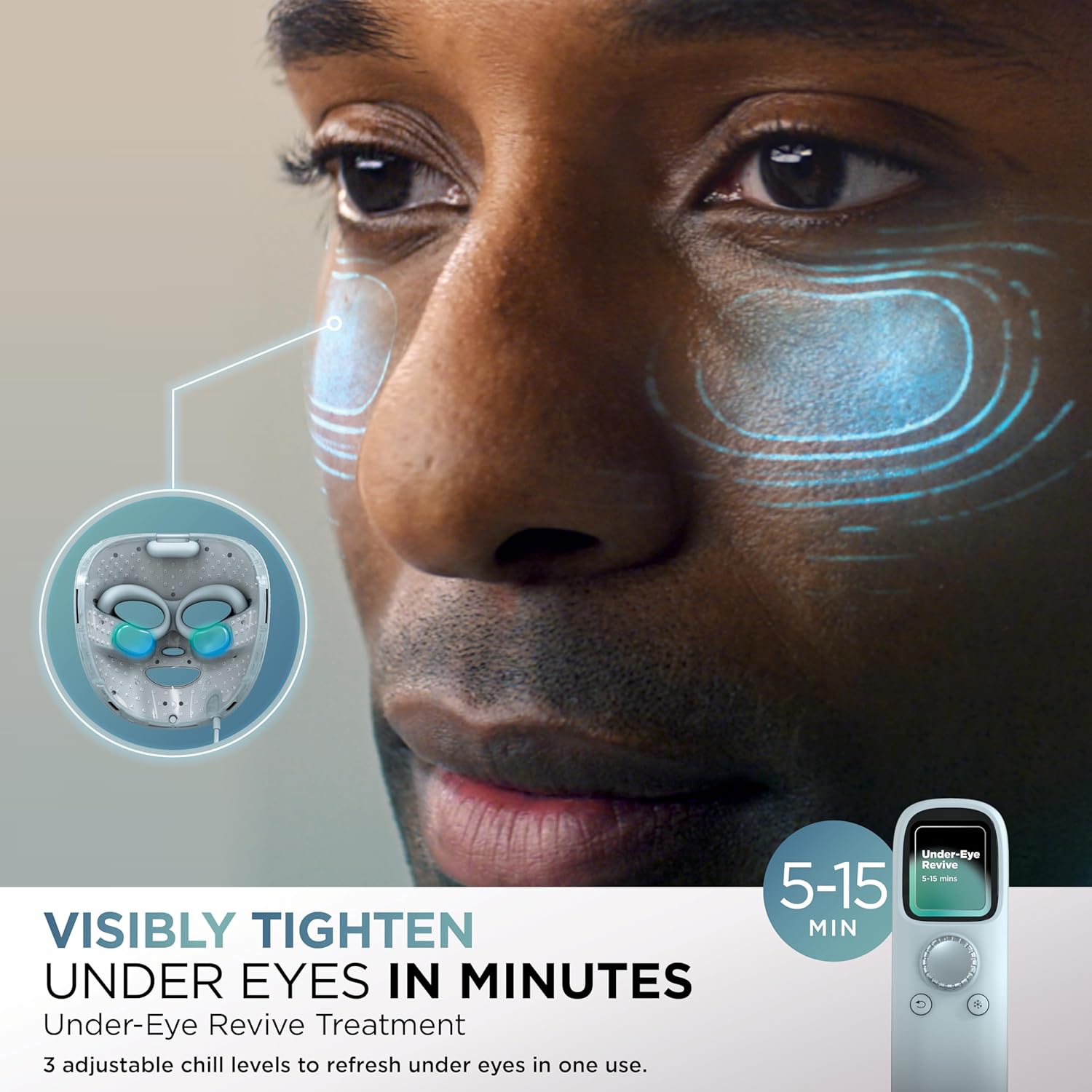 Shark CryoGlow™ LED Face Mask in Lilac Chill - FW312PL
