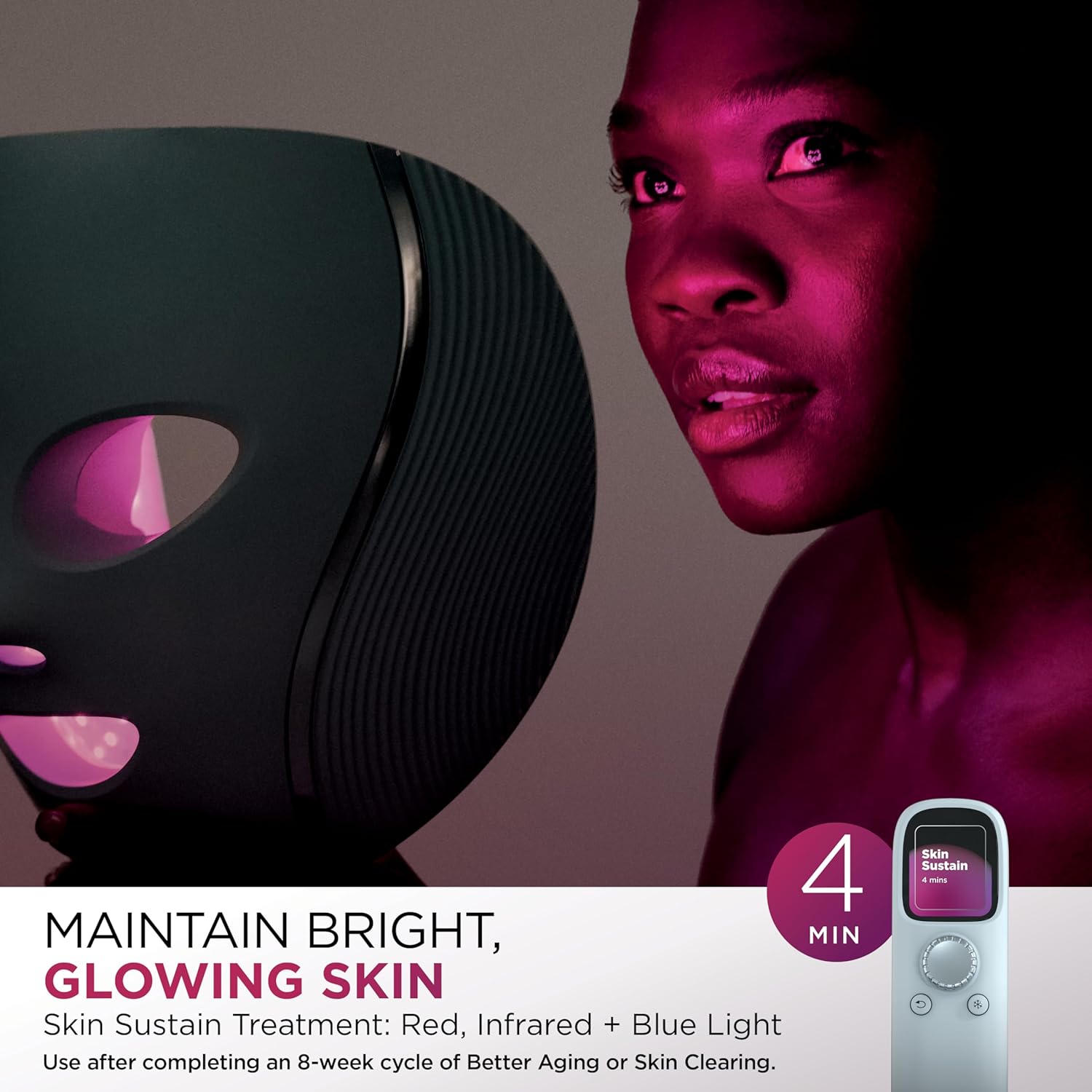 Shark CryoGlow™ LED Face Mask in Lilac Chill - FW312PL