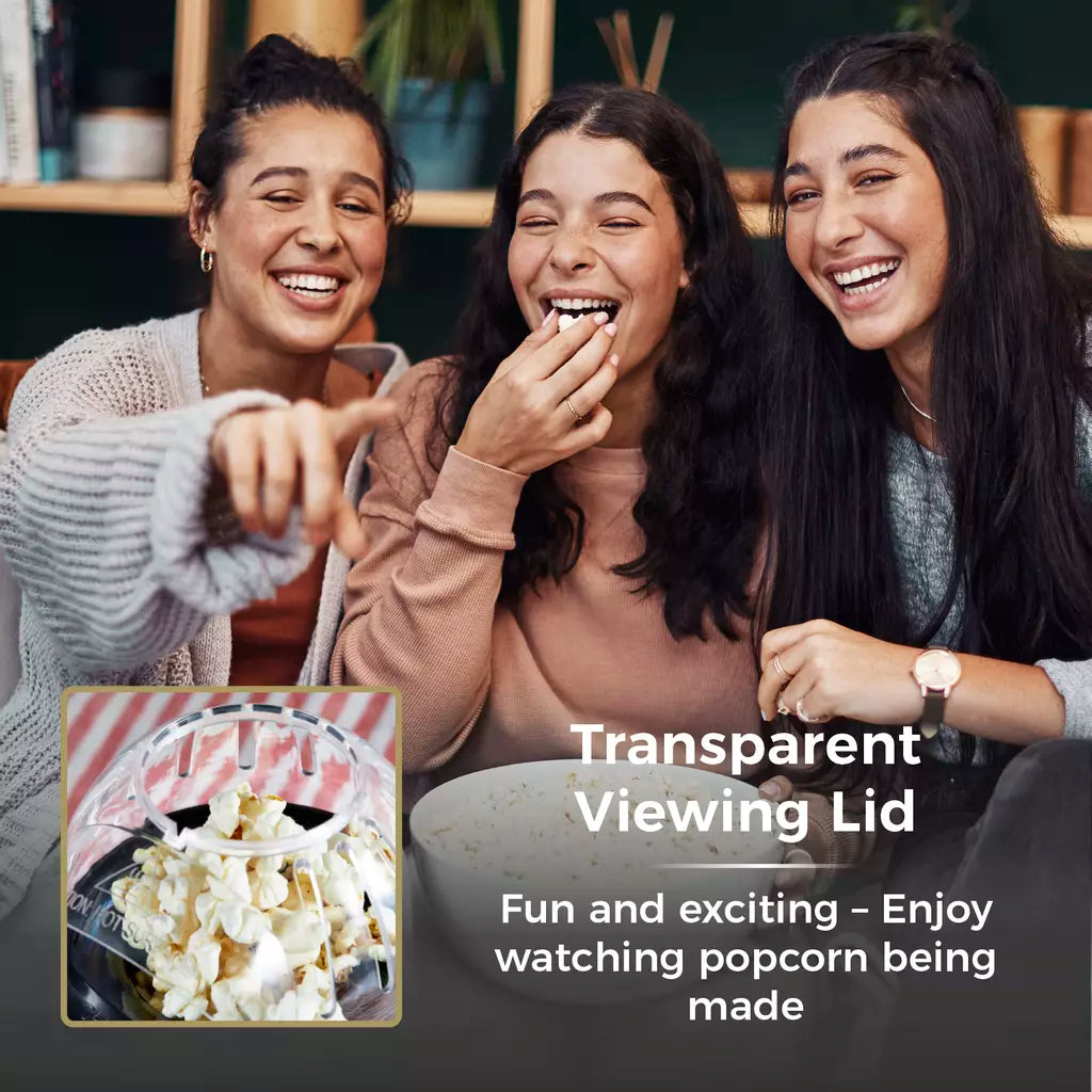 900W Tower Red Popcorn Maker