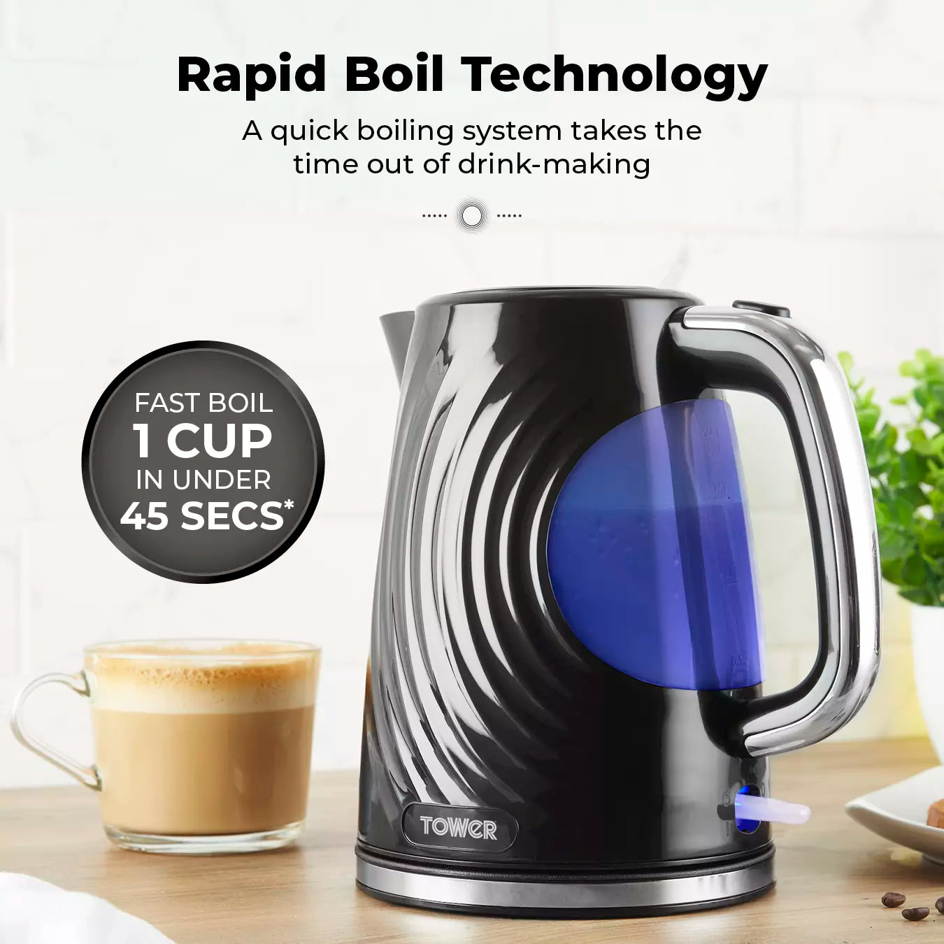 Tower Sonar 1.7 Litre Textured Kettle