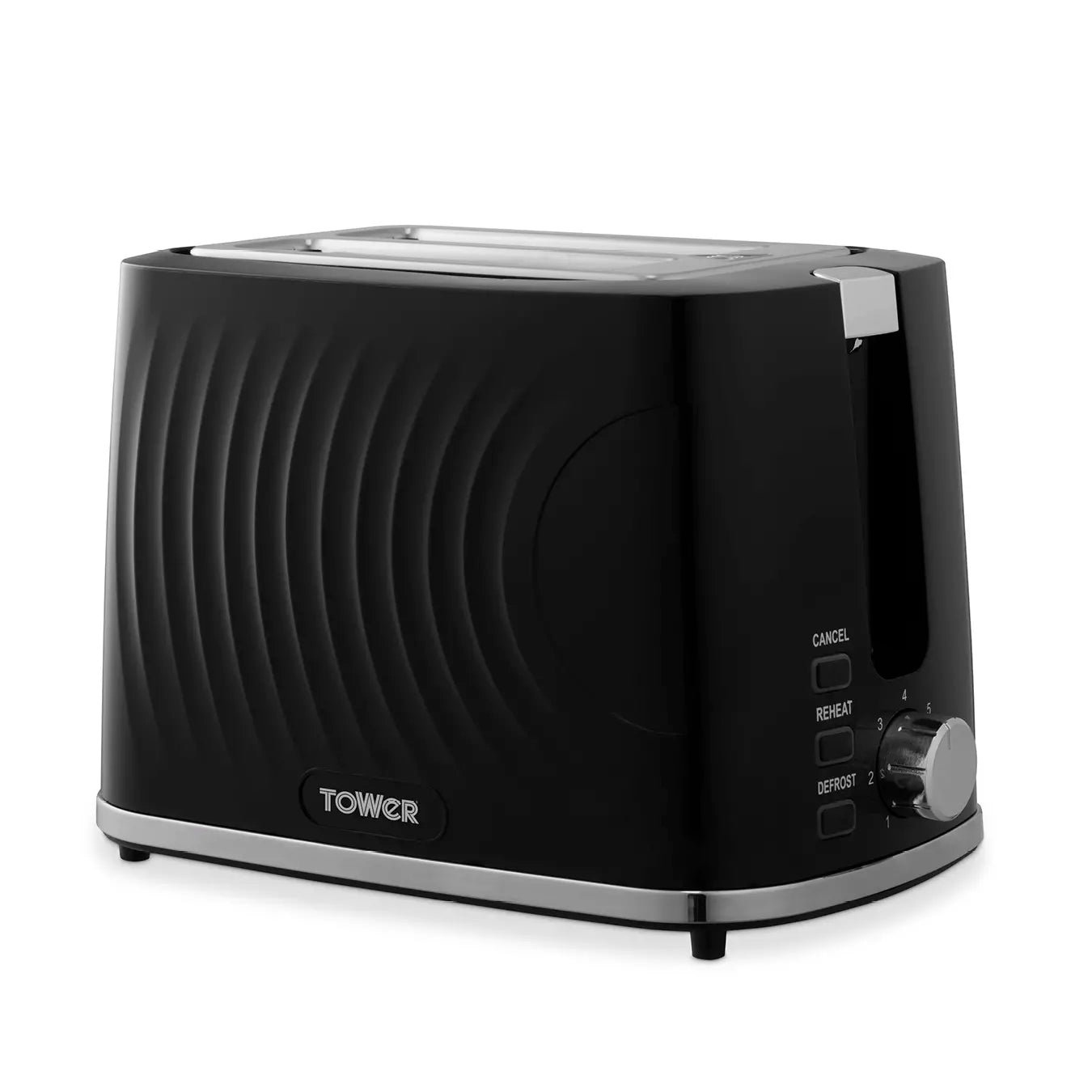 Tower Sonar 2 Slice Textured Toaster