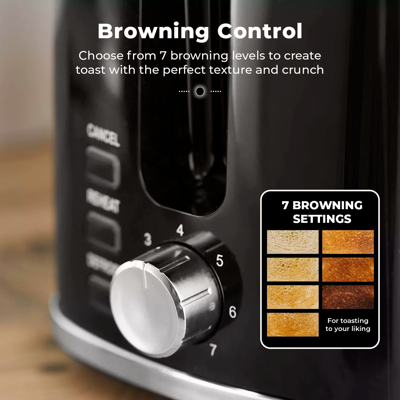 Tower Sonar 2 Slice Textured Toaster