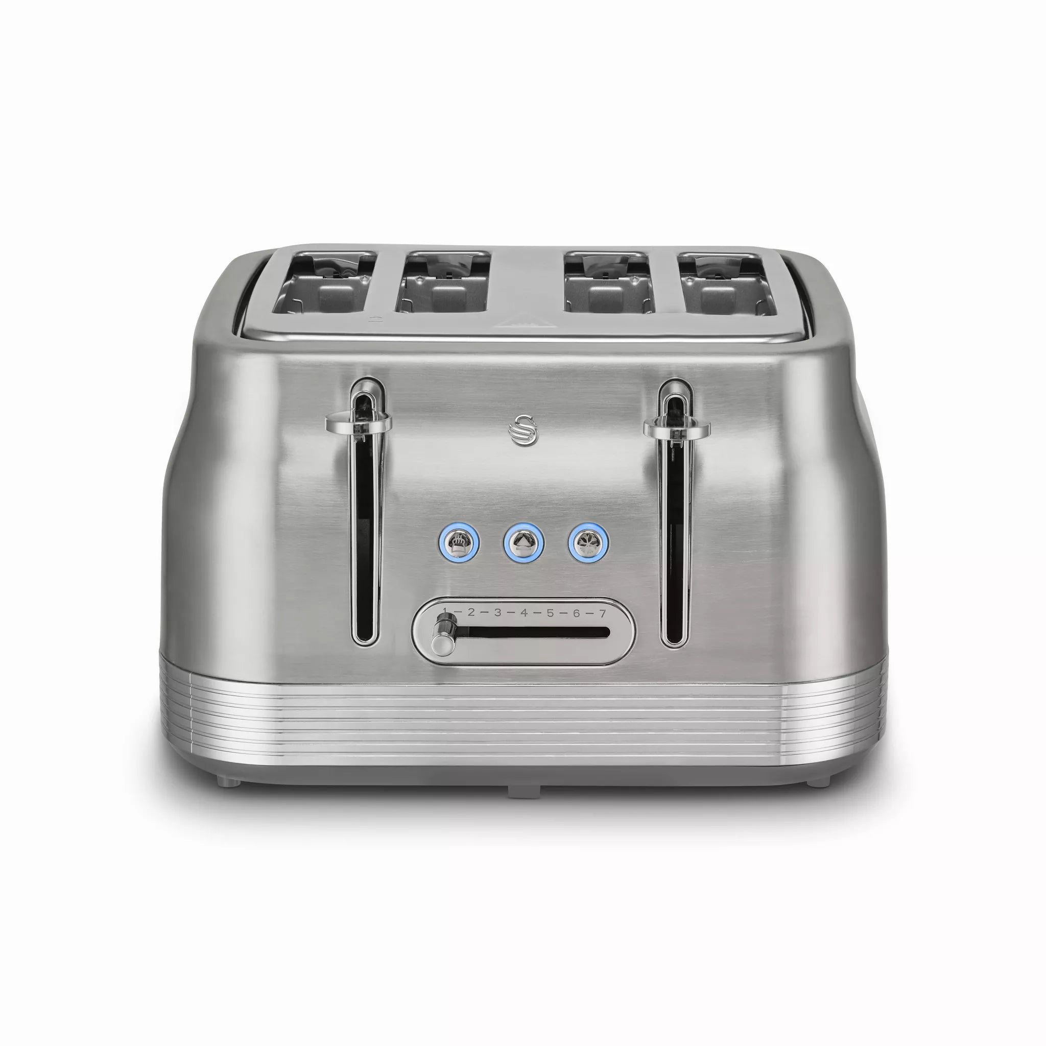 Swan Retro Stainless 4 Slice Toaster