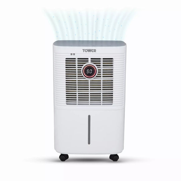 Tower 12 litre Dehumidifier with 24 Hour Timer
