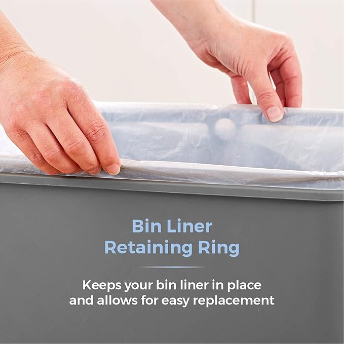 Tower 50L Sensor Bin - Grey