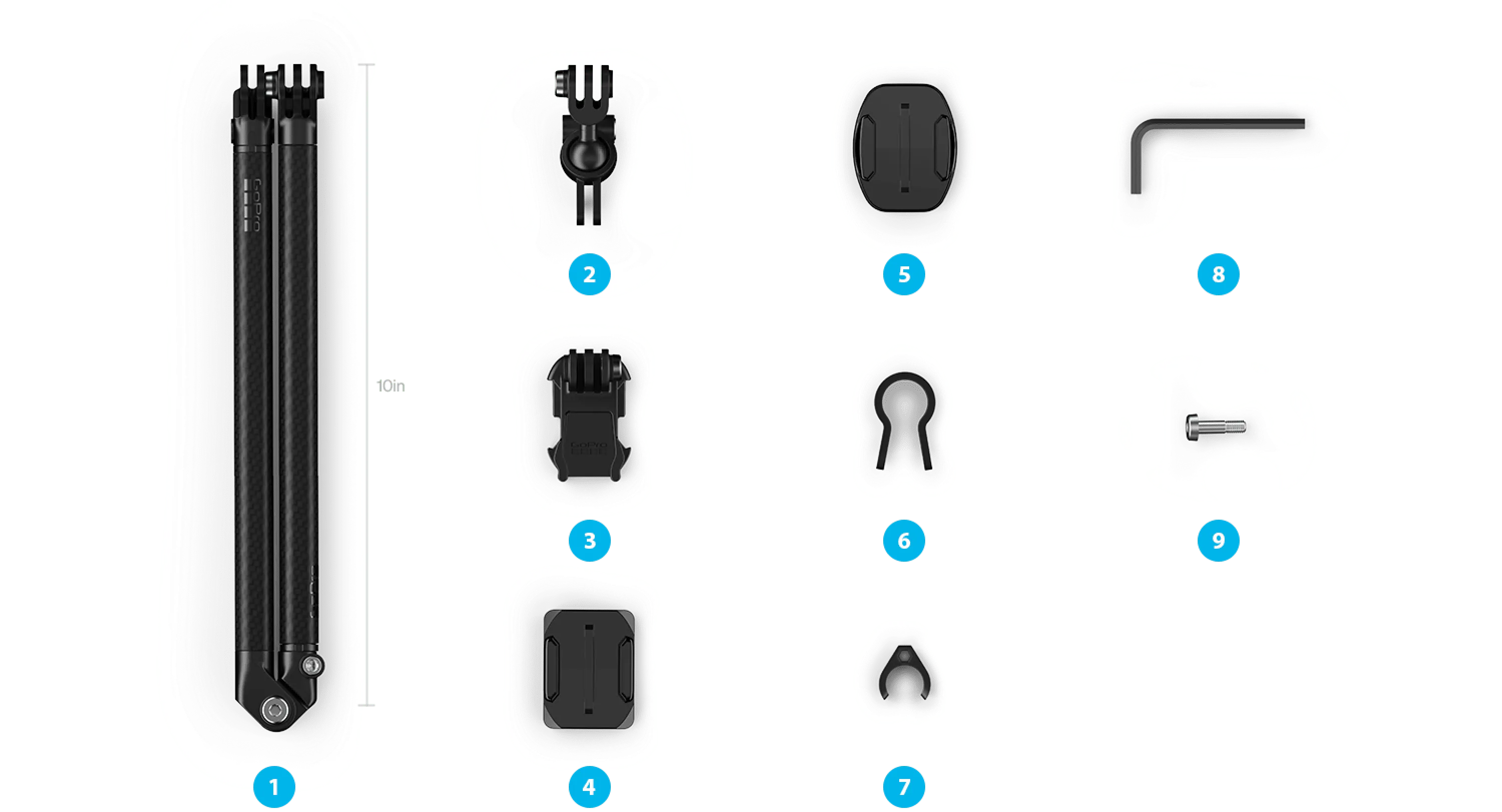 GoPro Boom + Adhesive Mounts