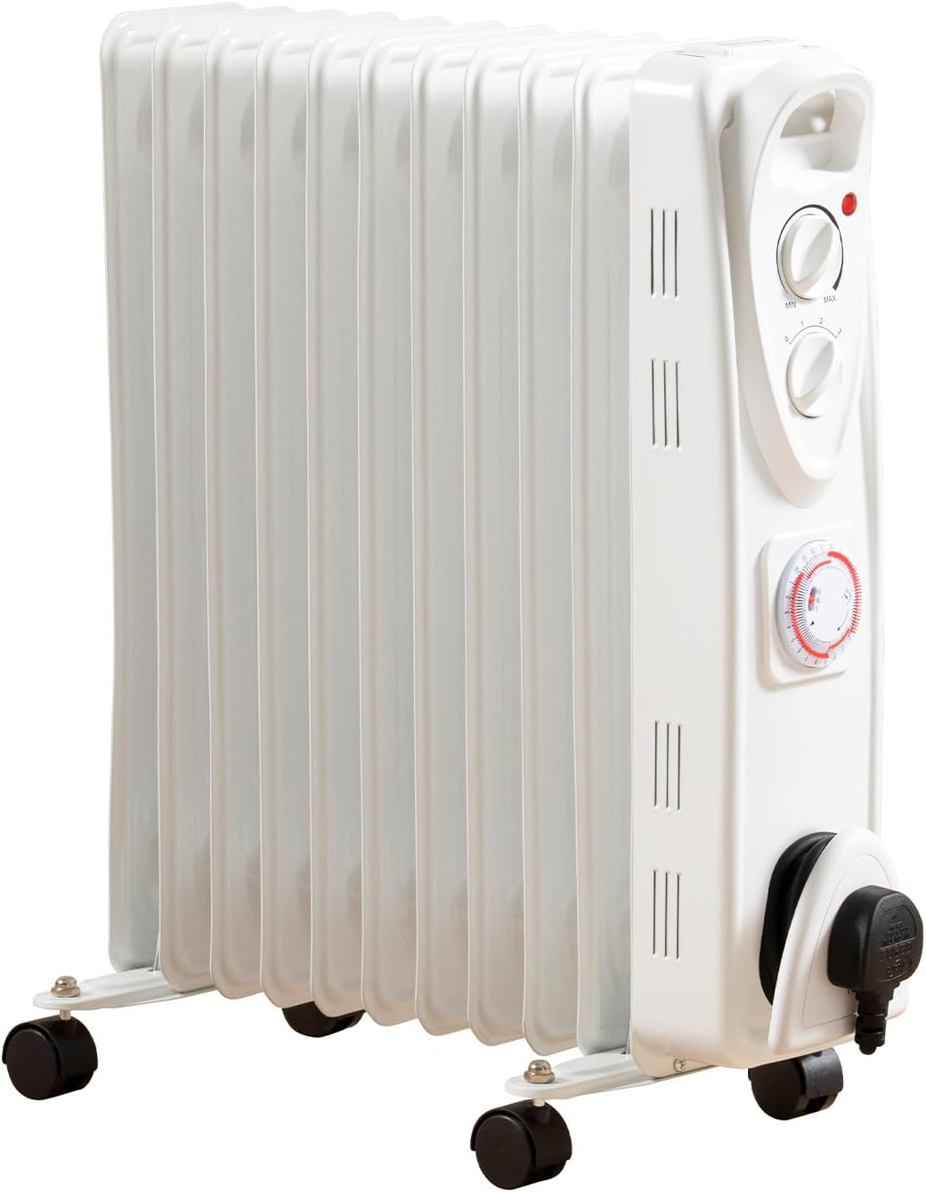 Daewoo White 2500W Oil Filled Heater - HEA1895