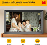 Kodak 15.6 Inch Wifi Digital Photo Frame - Black - RCF1561PBL