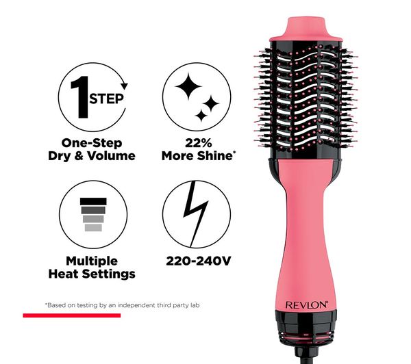 Revlon One Step Volumiser Hair Styler - Rose | RVDR5222VUK