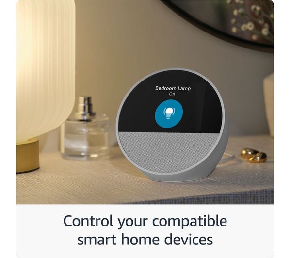 Amazon Echo Spot Smart Alarm Clock with Alexa - 2024