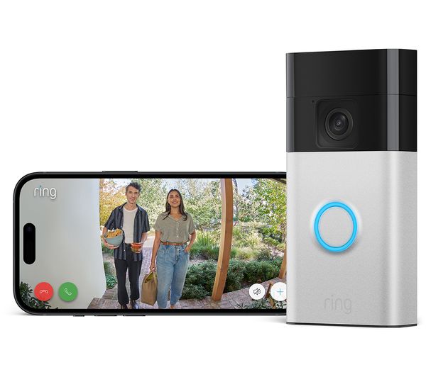 Timbre con vídeo a batería RING (3.ª generación) - Níquel satinado