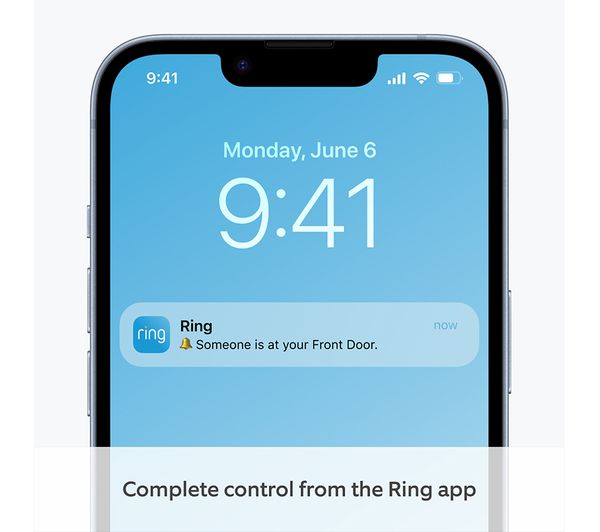 Timbre con vídeo a batería RING (3.ª generación) - Níquel satinado