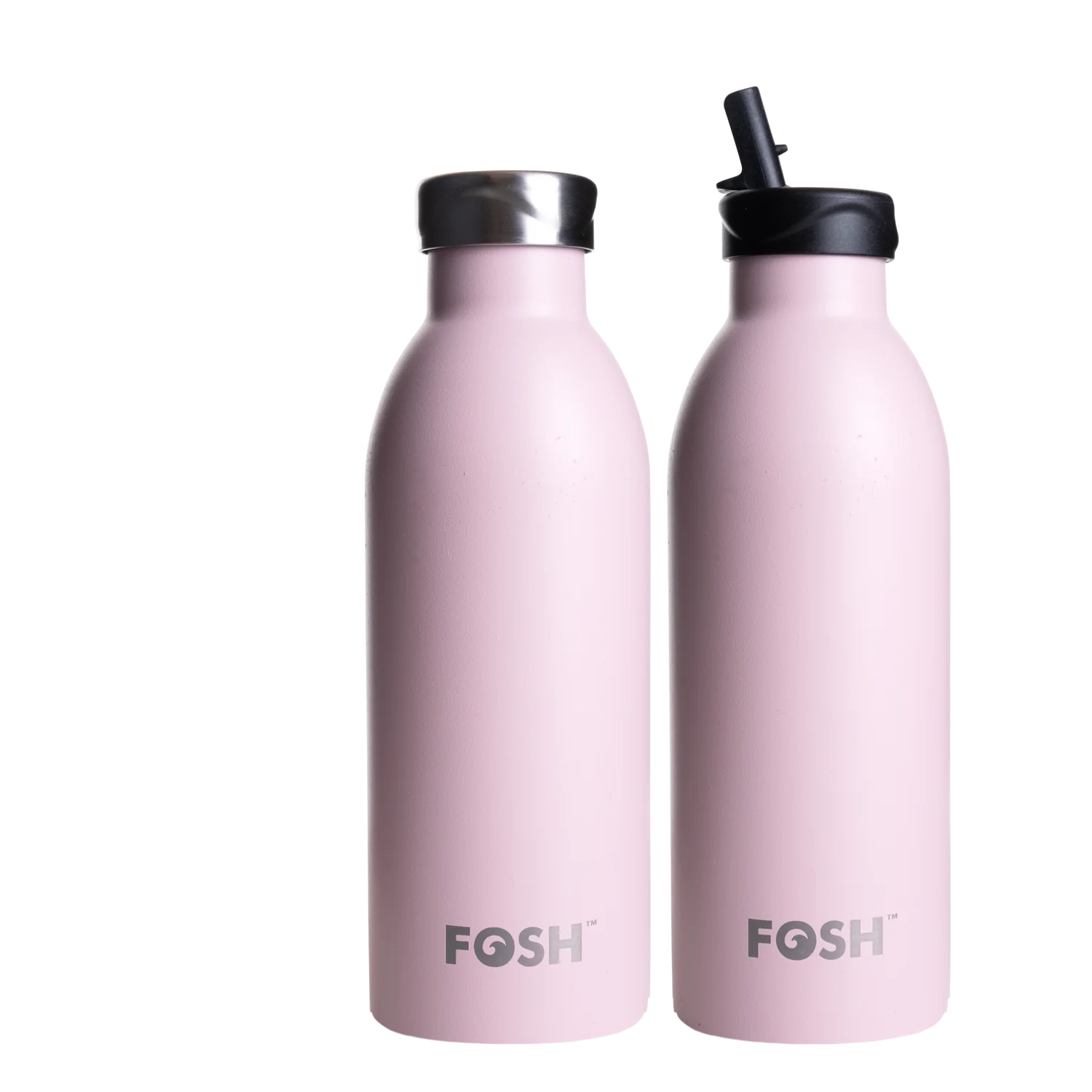 Botella Fosh Vital 2.0 de 750 ml con triple aislamiento y tapa abatible | Marshmallow