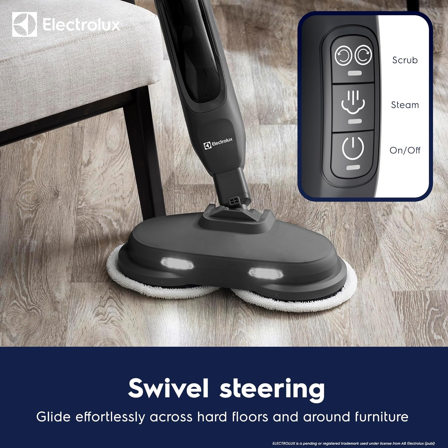 Electrolux Spin & Scrub Steam Mop