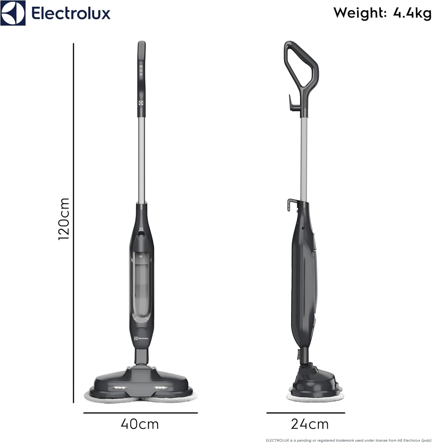 Electrolux Spin & Scrub Steam Mop