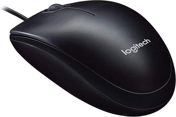 Logitech Black Wired Mouse M90 USB
