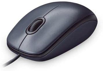 Logitech Black Wired Mouse M90 USB