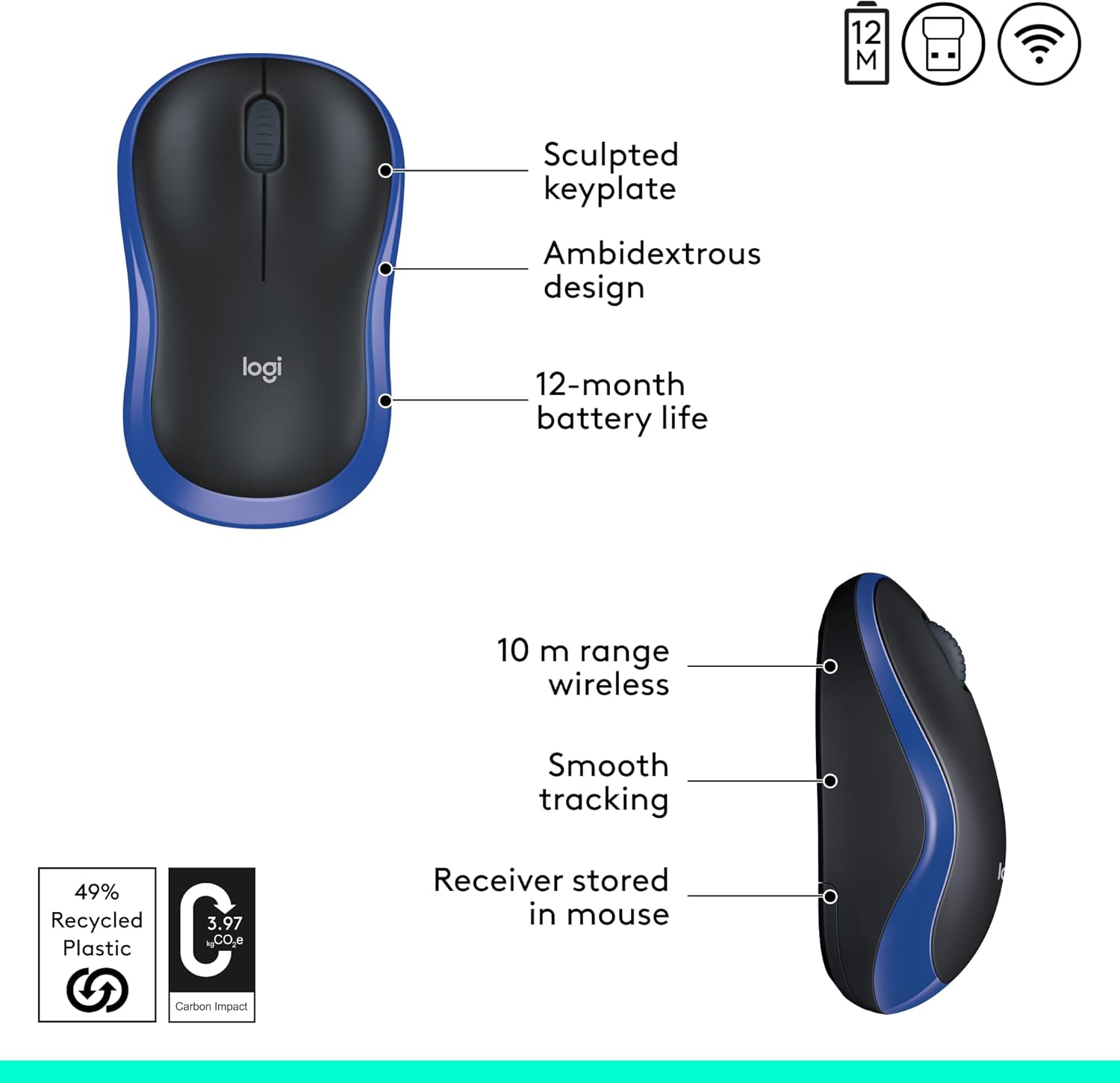 Logitech M185 Wireless Mouse