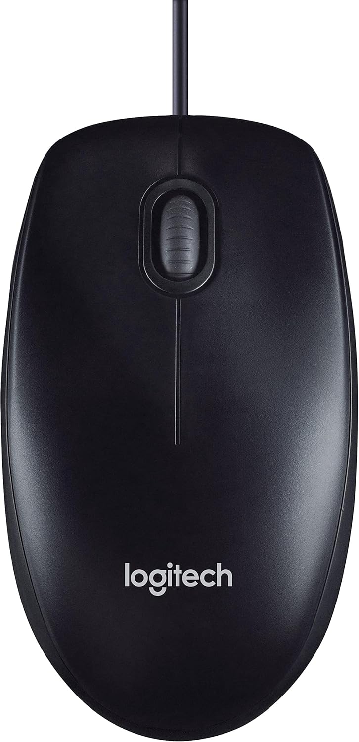 Logitech Black Wired Mouse M90 USB