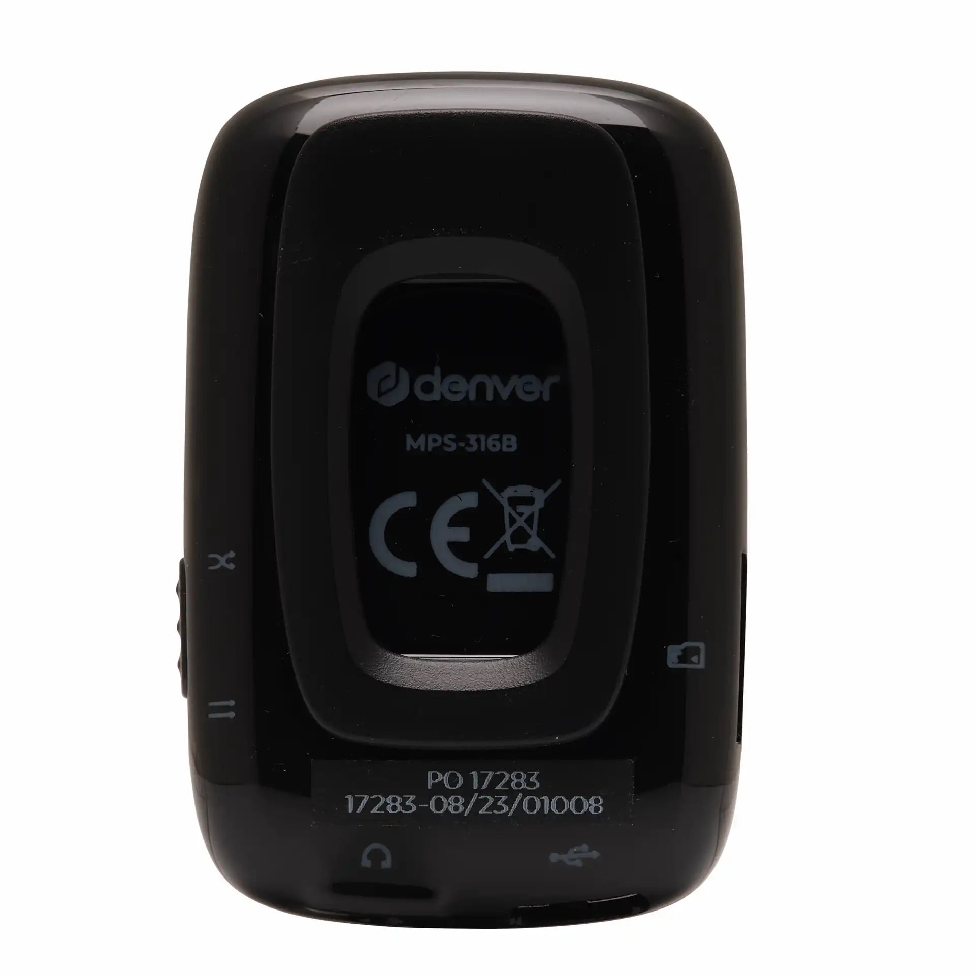 Denver Black Clip MP3 player | MPS-316B
