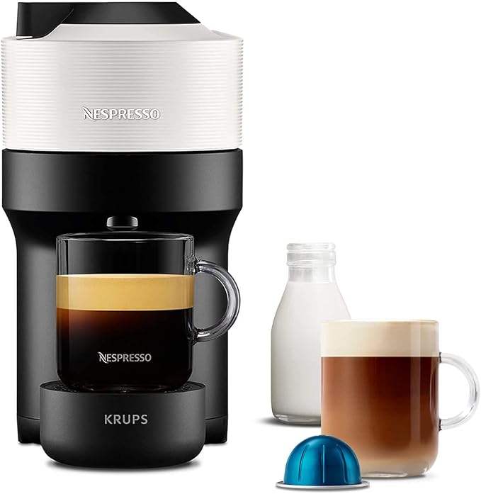 Nespresso Vertuo Pop Coffee Pod Machine - Coconut White