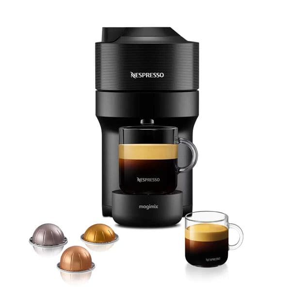 Nespresso Vertuo Pop Automatic Pod M800 Capsule Coffee Machine by Magimix Black | 11729