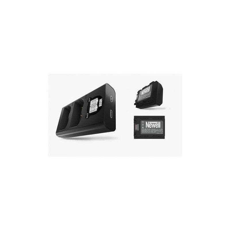Newell Kit NP-FZ100 Dual Charger + Two Batteries - NW0313