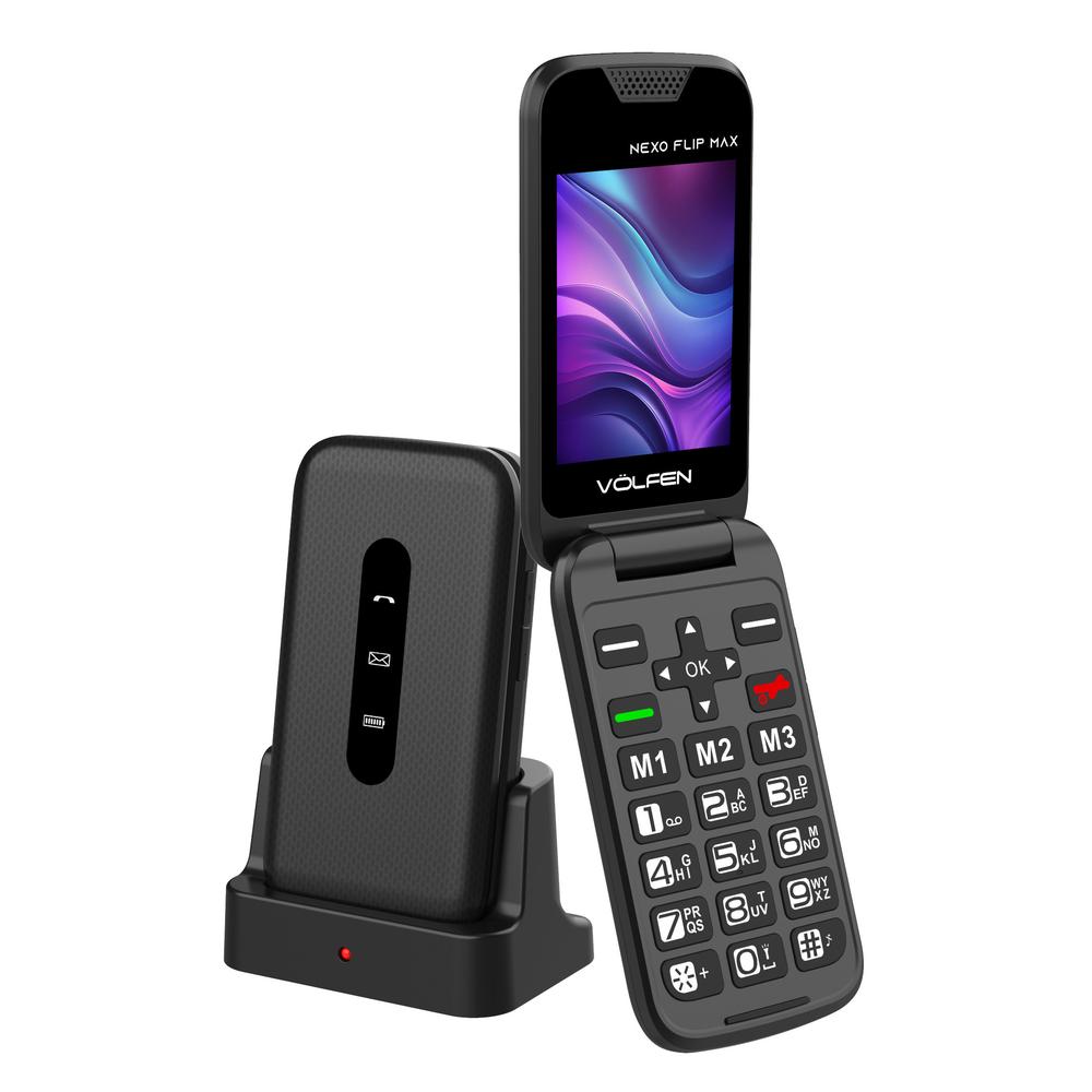 Volfen Nexo Flip Senior Mobile Phone 2.8" Display