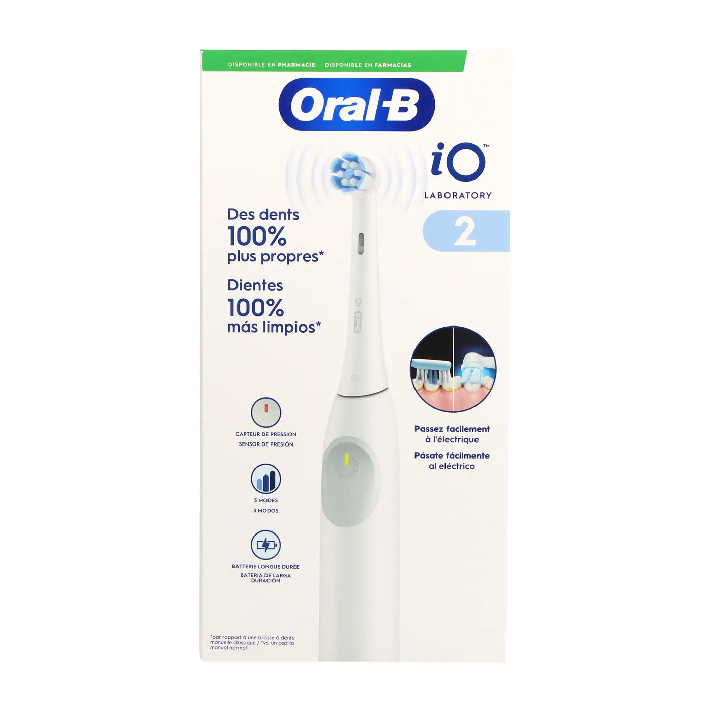 Oral-B IO 2 Laboratory Rechargeable Toothbrush - White