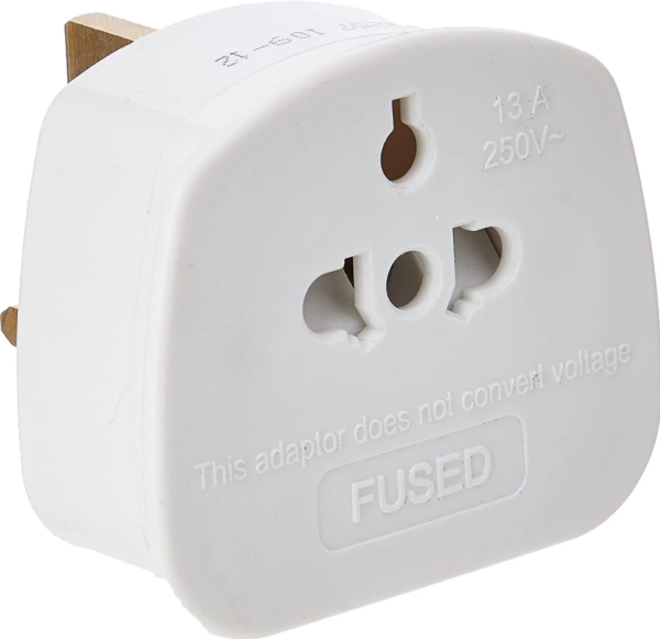 Daewoo UK Tourist Adaptor Loose White - TVL1013