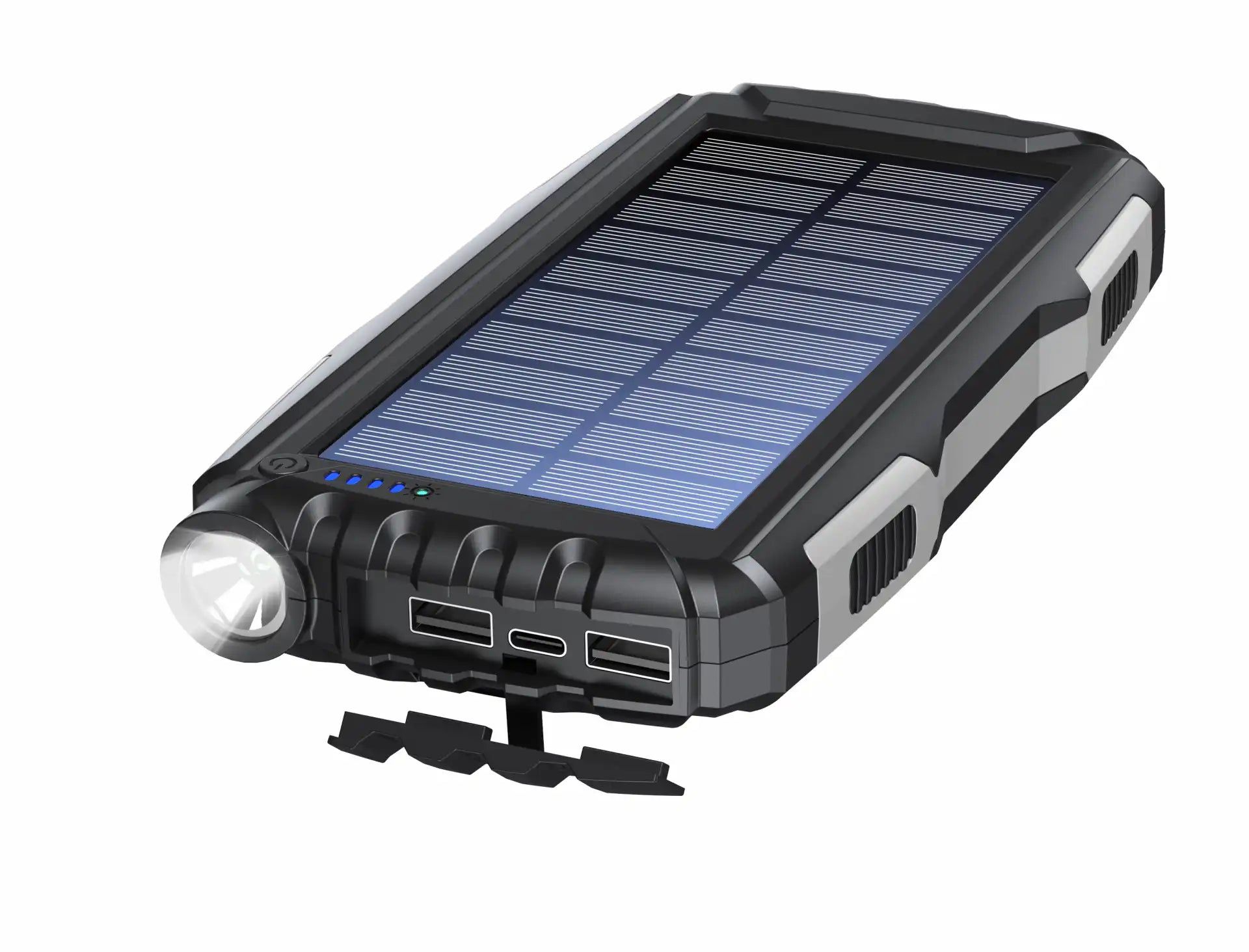 Denver Solar Powerbank With 20.000mAh battery and triple USB output | PSO-20010 MK2
