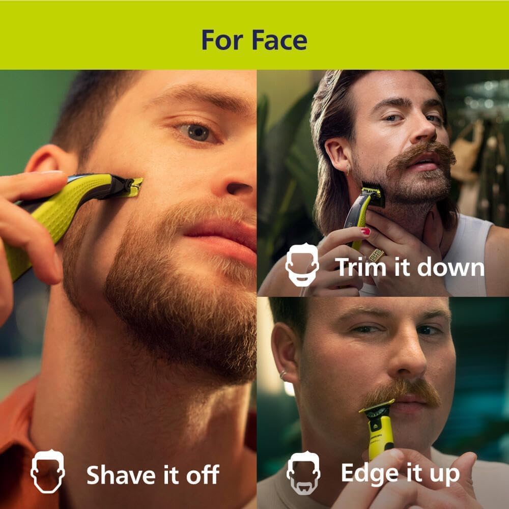 Philips OneBlade 360 Pro Face+Body Electric Beard and Hair Trimmer - QP6552/15