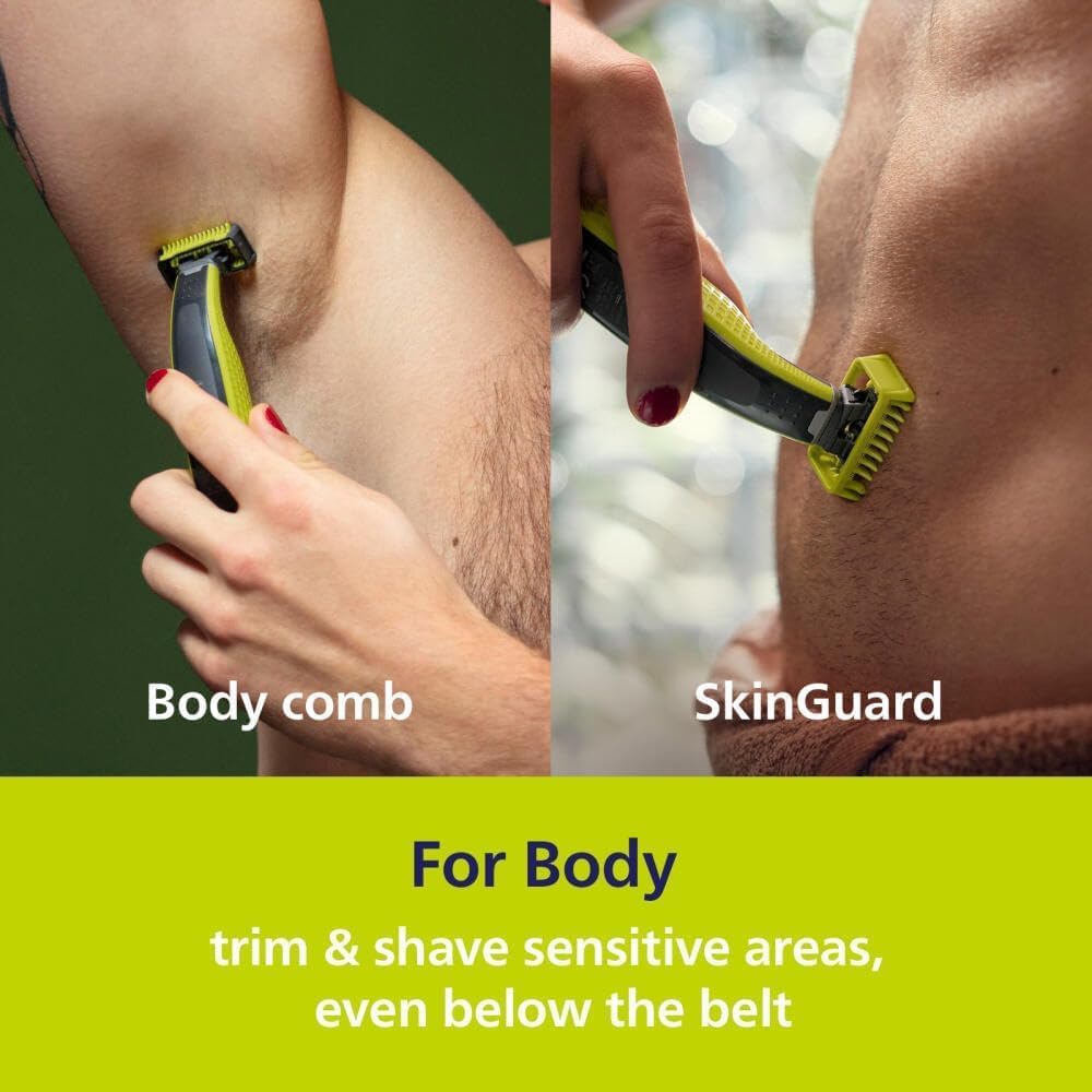 Philips OneBlade 360 Pro Face+Body Electric Beard and Hair Trimmer - QP6552/15