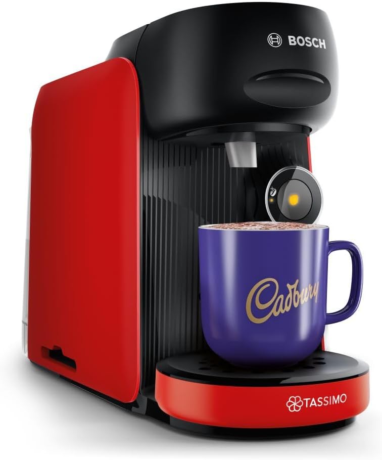 Tassimo by Bosch Finesse Friendly Pod Coffee Machine - Red