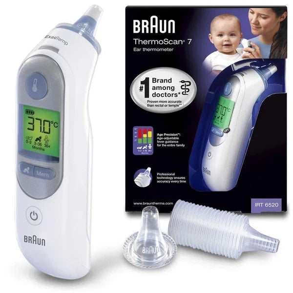 Braun Thermoscan 7 IRT6520 Tympanic Ear Thermometer