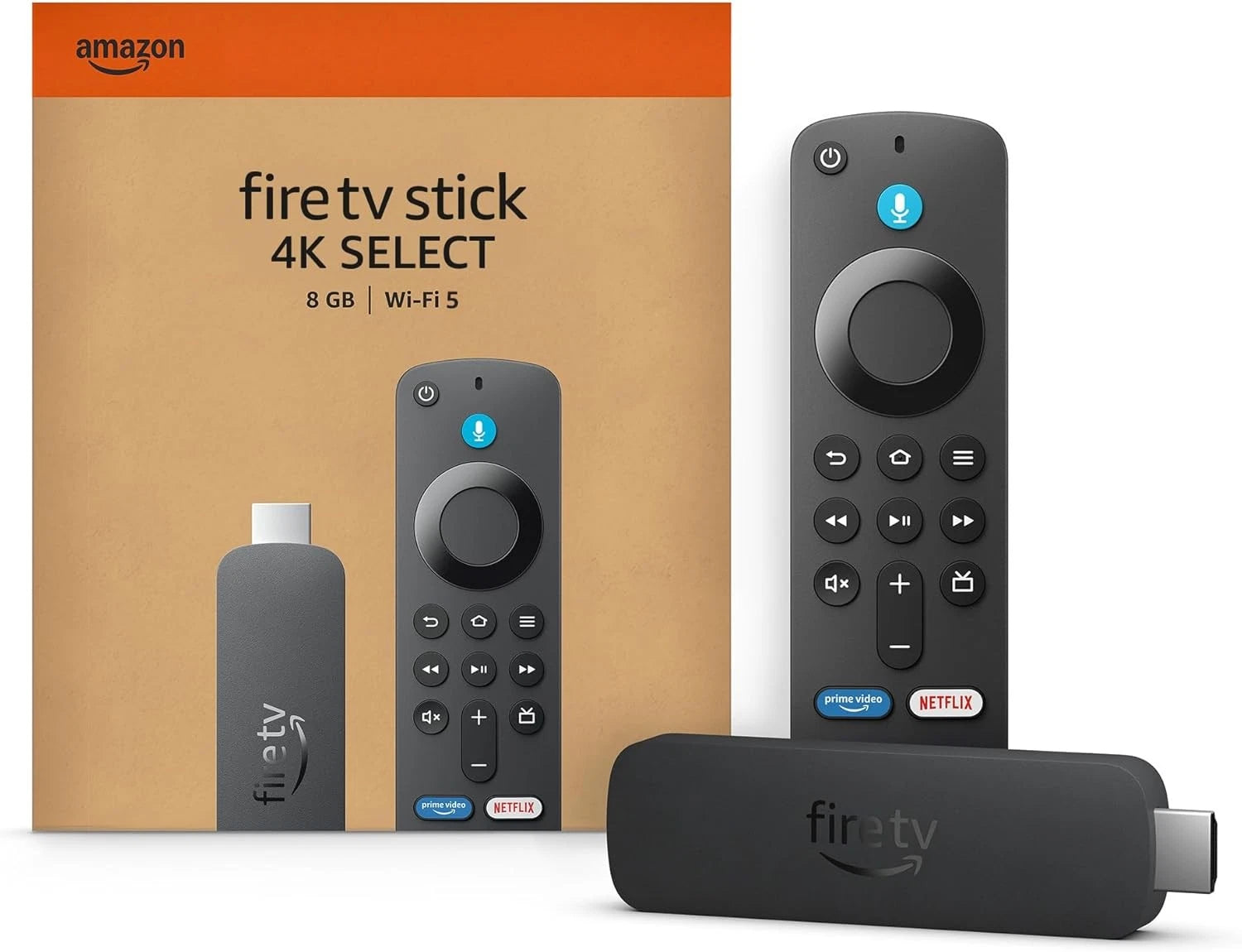 Amazon Fire TV Stick 4K Select (2025) with Alexa Voice Remote